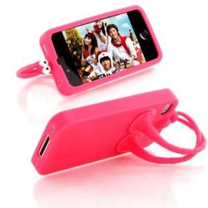   Gampsocleis Inflata Uv Silicone Case for iPhone 4S/iPhone 4 (Baby Red