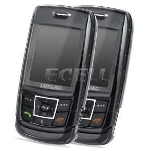  Ecell   2 PACK ECELL BLACK CRYSTAL CASE COVER FOR SAMSUNG 