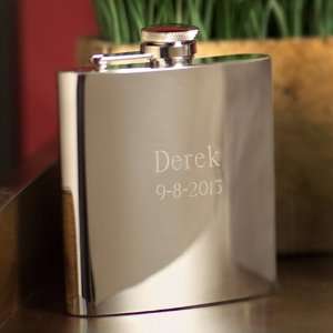  Personalized High Polish Stainless Steel Flask Health 