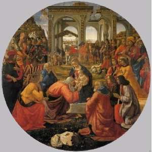  reproduction size 24x36 Inch, painting name Adoration of the Magi 