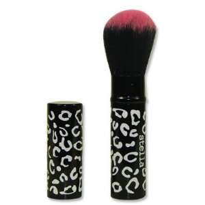   Super Soft Retractable Powder Makeup Brush Black Leopard Small Beauty