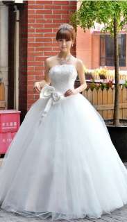Sexy Elegance Fashion Chaming Happyness Wedding Gown Dress Size 2 10 