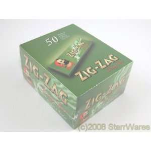 Zig Zag King Size Green Cigarette Rolling Papers 50 Booklets  