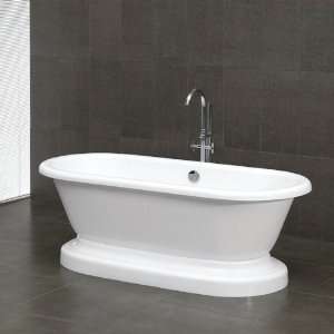 Acrylic Pedestal Tub The Mogul 30 x 70