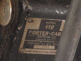   porter cable chain saw model 110 manufacturer porter cable make