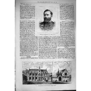  1880 NEW YORKSHIRE COLLEGE LEEDS LIEUTENANT HEYLAND