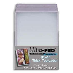   Ultra Pro Thick 55pt Toploaders Action Packed Topload Card Holders 3x4