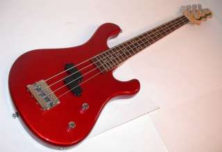   Jr Electric Bass, 3/4 Size, Metallic Red, Dean P Style Pickups  
