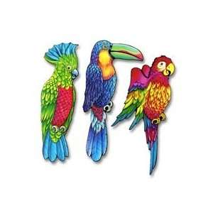  17 in. Exotic Bird Cutouts 24/pkg. Toys & Games