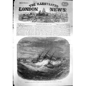  1867 Life Boat Rescuing Danish Barque Aurora Borealis 