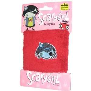 Scary Girl & toycat Burgundy Red Wristband  Toys & Games