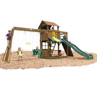 Playtime PS10CAMTLC Cambridge Swing Set  Top Ladder With Chain 