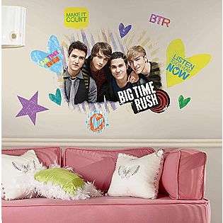 Big Time Rush Peel & Stick Giant Wall Decal  RoomMates Tools Painting 