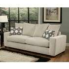 Benchley Sofa Couch Contemporary Multi Throw Pillow Back in Stone 