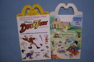 McDonalds 1988 Duck Tales Happy Meal Box  