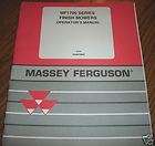 Massey Ferguson 1700 Finish Mower Operators Manual mf
