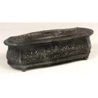 AA Importing Metal Jewelry Box in Antique Bronze Finish by AA 