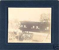 1800s MOTHERS FUNERAL CASKET WITH WREATH CABINET PHOTO  
