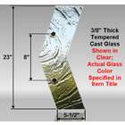 GordonGlass Venetian Cast Glass Shower Enclosure Handle, Arrow Style 