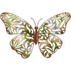 Regal Art and Gift Wall Decor Silvery Lace Butterfly Green 19x12 