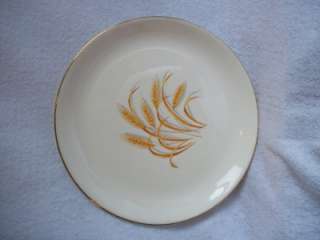 Homer Laughlin China Golden Wheat Luncheon Plate  