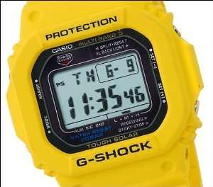    Casio G Shock Solar Atomic Yellow Watch GWM5600A 9 Watches