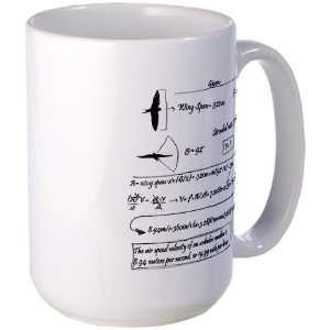  Velocity of Unladen Swallow Funny Large Mug by  