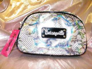 BETSEYVILLE * LG COSMETIC BAG * ASSORTED COLORS*  
