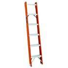 Louisville Ladder FH1008 Fiberglass Shelf Ladder, 8 Feet, 300 Pound 