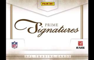 2012 Panini Prime Signatures Football Hobby 30 Box Case  