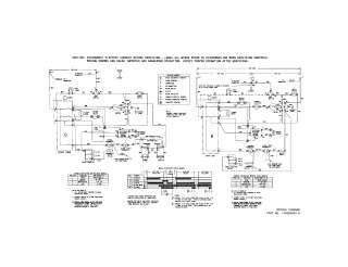 ELECTROLUX Front laundry center   w/gas dryer Wiring schematic Parts 