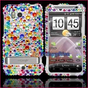 Bling Diamond Colorful Full Hard Case Cover For HTC Thunderbolt 4G 