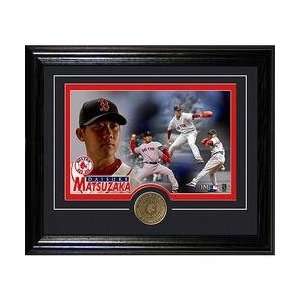  Highland Mint Boston Red Sox Daisuke Matsuzaka Framed with 