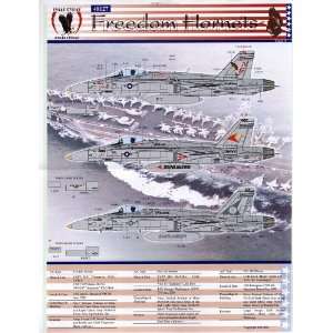   18 C Freedom Hornets #1 VFA 81, 105, 147 (1/48 decals) Toys & Games