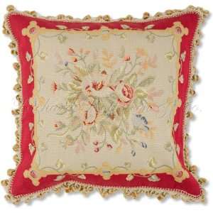  French Tapestry Silk Pillow