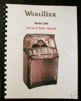 Wurlitzer Model 2100 Jukebox Manual  