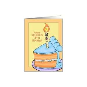  Tasty Cake Humorous 31st Birthday Card Card Toys & Games