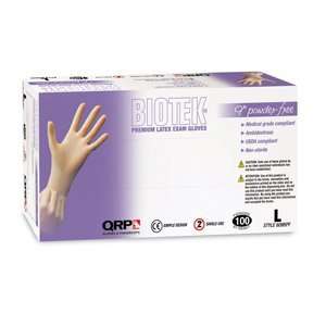  609BPF Biotek Latex 9 Powder Free Gloves