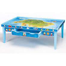  Wooden Railway Grow With Me Play Table   Learning Curve   
