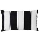 Jiti Pillows Silver Ray Vertival Stripes Linen Decorative Pillow