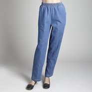 Laura Scott Womens Pull On Denim Jeans 