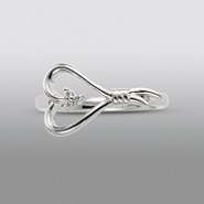 Knots of Love Diamond Accent Iconic Heart Ring 