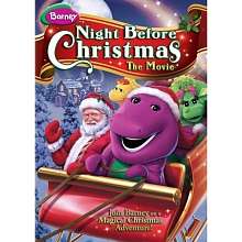 Barney Night Before Christmas   The Movie DVD with Book   Lyons 