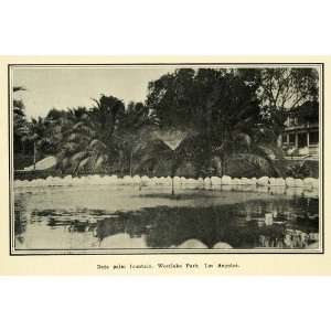   Weslake Park Los Angeles   Original Halftone Print