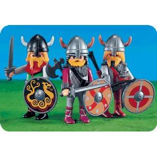  Playmobil 7677 3 Brave Vikings Toys & Games