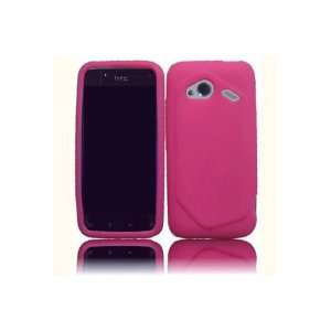 HHI Silicone Skin Case for HTC Fireball   Hot Pink (Package include a 