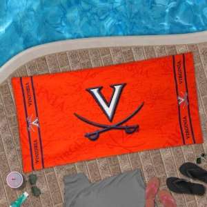  Virginia Cavaliers Beach Towel 30x60 Fiber Reactive 