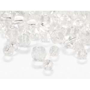  Clear Cut Crystal Round Beads   4mm 6mm   Beading & Beads 