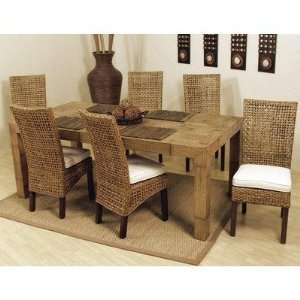  Indoor 7 Piece Rattan & Wicker Dining Set by Hospitality Rattan 