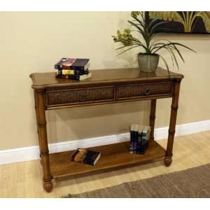   Bay Rattan and Wicker Sofa Table by Hospitality Rattan